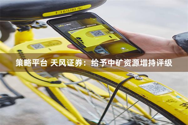 策略平台 天风证券：给予中矿资源增持评级