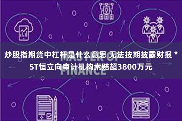 炒股指期货中杠杆是什么意思 无法按期披露财报 *ST恒立向审计机构索赔超3800万元