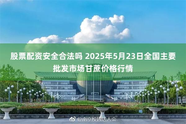 股票配资安全合法吗 2025年5月23日全国主要批发市场甘蔗价格行情