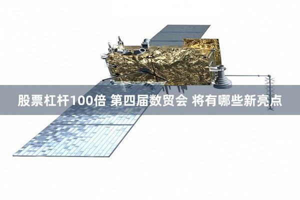 股票杠杆100倍 第四届数贸会 将有哪些新亮点